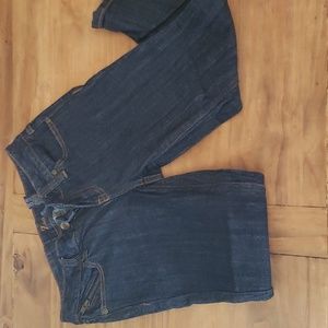 Cropped zip detail Jeans